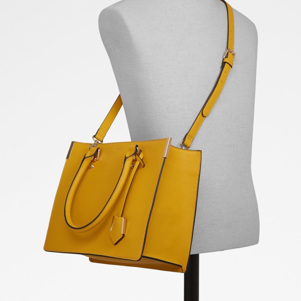 Aldo Rhani Dark Yellow Women’s Handbag
